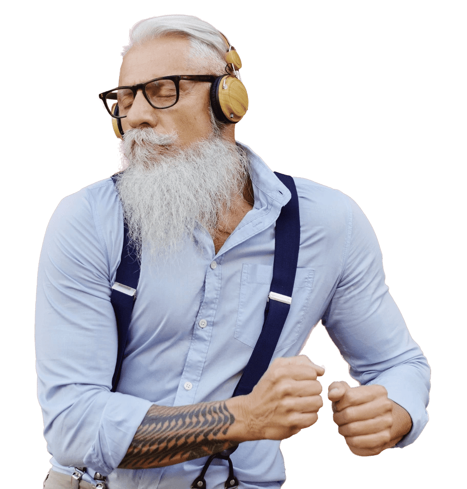 Senior-hoert-Musik-L-1